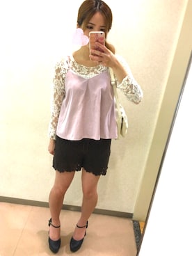 「Miminy Piminy（ミミニー ピミニー）のアイテム（シューズ）」を使った、なあさん（レディース・157cm）の夏コーディネート