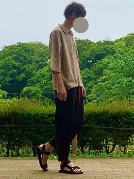 桜江しゅう さん(メンズ・180cm)の夏コーディネート