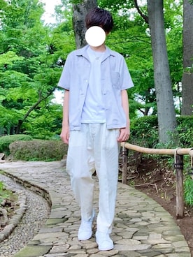 桜江しゅう さん（メンズ・180cm）の夏コーディネート