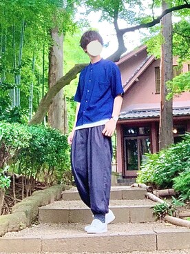 桜江しゅう さん(メンズ・180cm)の夏コーディネート