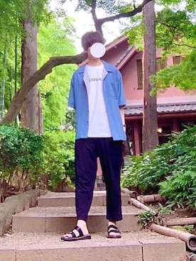 桜江しゅう さん(メンズ・180cm)の夏コーディネート