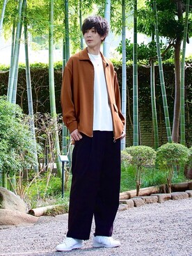 桜江しゅう さん（メンズ・180cm）の夏コーディネート