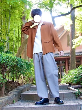 桜江しゅう さん（メンズ・180cm）の秋コーディネート