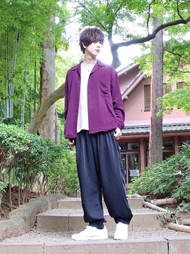 桜江しゅう さん（メンズ・180cm）の秋コーディネート