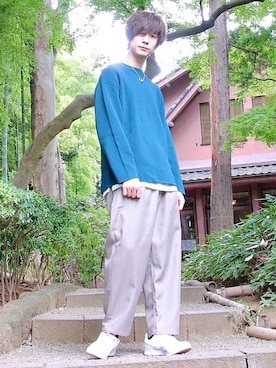 桜江しゅう さん（メンズ・180cm）の秋コーディネート