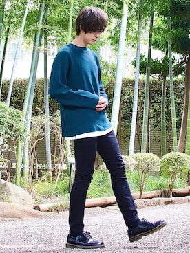 桜江しゅう さん（メンズ・180cm）の秋コーディネート