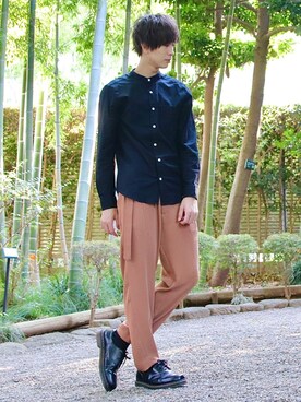 桜江しゅう さん（メンズ・180cm）の秋コーディネート