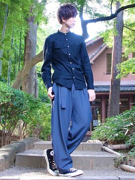 桜江しゅう さん（メンズ・180cm）の秋コーディネート