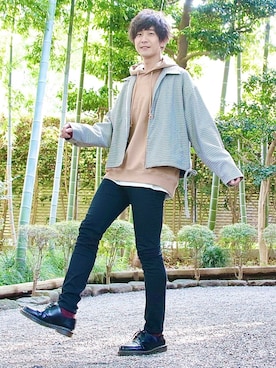 桜江しゅう さん（メンズ・180cm）の秋コーディネート