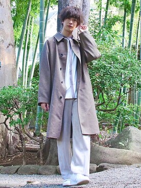 桜江しゅう さん（メンズ・180cm）の秋コーディネート