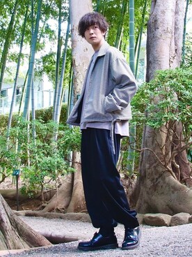 桜江しゅう さん（メンズ・180cm）の秋コーディネート