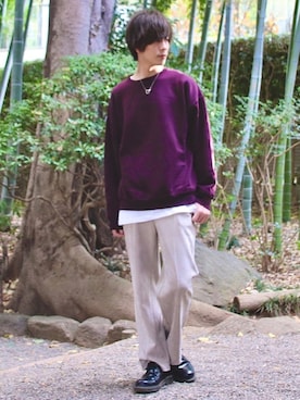 桜江しゅう さん（メンズ・180cm）の冬コーディネート