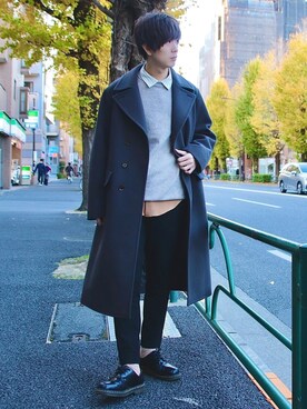 桜江しゅう さん(メンズ・180cm)の冬コーディネート