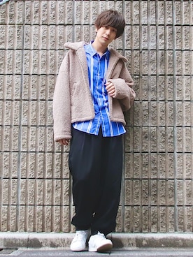 桜江しゅう さん(メンズ・180cm)の冬コーディネート