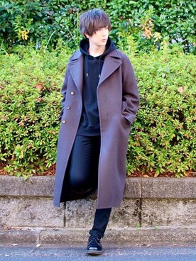 桜江しゅう さん(メンズ・180cm)の冬コーディネート
