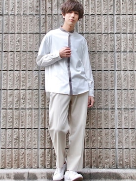 桜江しゅう さん（メンズ・180cm）の冬コーディネート