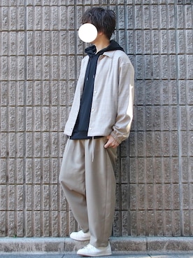 桜江しゅう さん（メンズ・180cm）の冬コーディネート