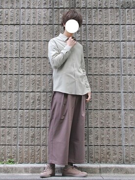 桜江しゅう さん（メンズ・180cm）の春コーディネート