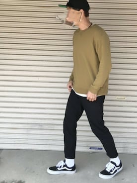 「Right-on（ライトオン）のアイテム（スウェット）」を使った、kenponさん（メンズ・176cm）の春コーディネート