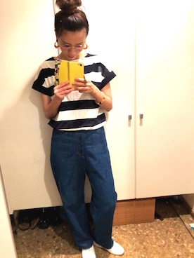 napocoさん（レディース・167cm）の夏コーディネート