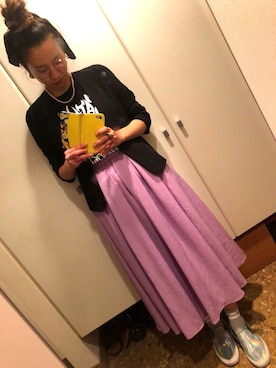 「甘辛mix」｜「アイテム（ノーカラージャケット）」を使った、napocoさん（レディース・167cm）の夏コーディネート