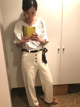 napocoさん（レディース・167cm）の夏コーディネート