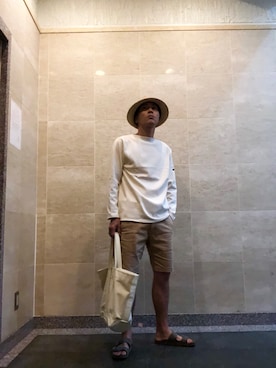 「ベージュコーデ」｜ようさんさん（メンズ・170cm・40代）の秋コーディネート