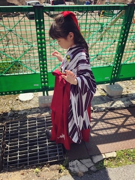 ma☺︎caさん（キッズ・120cm）の春コーディネート