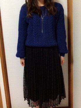 「index（インデックス）のアイテム（その他アウター）」を使った、tomatomaさん（レディース・155cm）の冬コーディネート