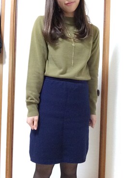「index（インデックス）のアイテム（その他アウター）」を使った、tomatomaさん（レディース・155cm）の冬コーディネート