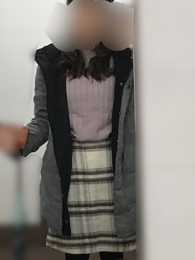 「index（インデックス）のアイテム（その他アウター）」を使った、tomatomaさん（レディース・155cm）の冬コーディネート