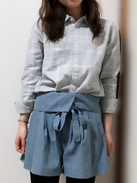 「index（インデックス）のアイテム（その他アウター）」を使った、tomatomaさん（レディース・155cm）の春コーディネート