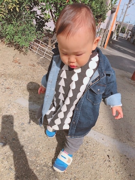 glicoさん（キッズ・70cm）の秋コーディネート