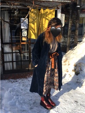 あまとりちゃーなさん（レディース・158cm）の冬コーディネート