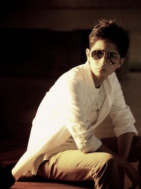 「abcd（ナシ）のアイテム（アクセサリー）」を使った、KOUTAさん（メンズ・180cm）の秋コーディネート