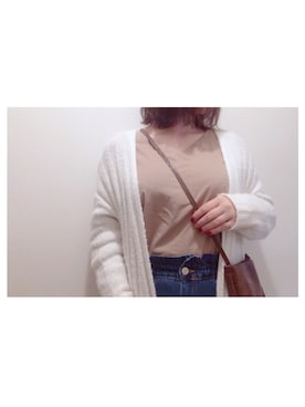 「マムジーンズ」｜kiaさん（レディース・165cm）の冬コーディネート