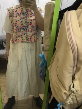 「magrain manのアイテム（その他トップス、その他）」を使った、bozaigaoさん（レディース・152cm）の春コーディネート
