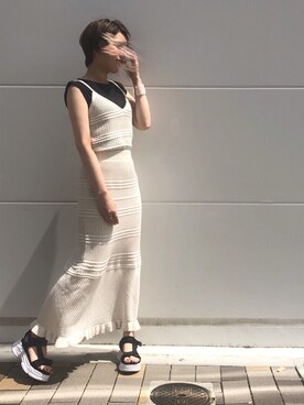 harukaさん（レディース・155cm）の夏コーディネート