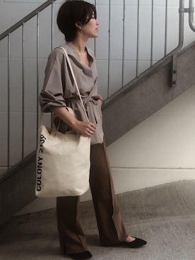 harukaさん（レディース・156cm）の夏コーディネート