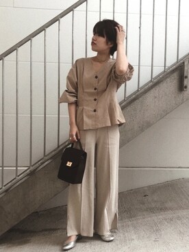 harukaさん（レディース・156cm）の秋コーディネート