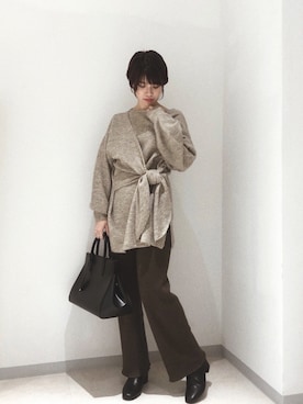 harukaさん（レディース・156cm）の冬コーディネート