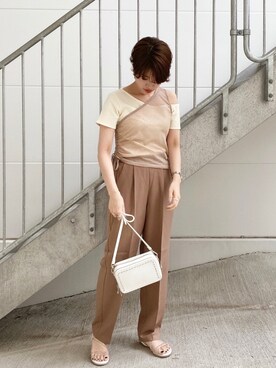 harukaさん（レディース・156cm）の夏コーディネート