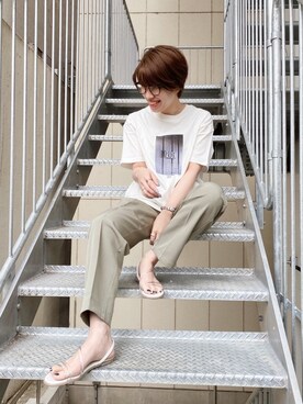 harukaさん（レディース・156cm）の夏コーディネート