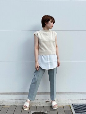 harukaさん（レディース・156cm）の夏コーディネート