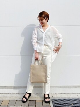 harukaさん（レディース・156cm）の夏コーディネート