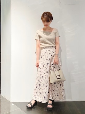 harukaさん（レディース・156cm）の夏コーディネート