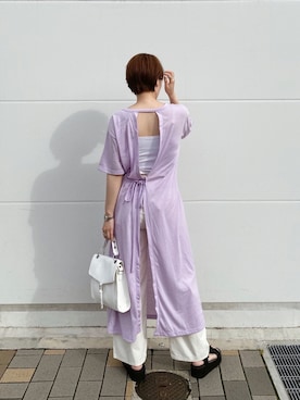 harukaさん（レディース・156cm）の夏コーディネート