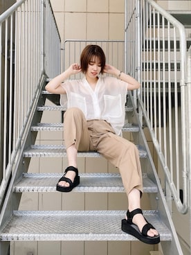 harukaさん（レディース・156cm）の夏コーディネート