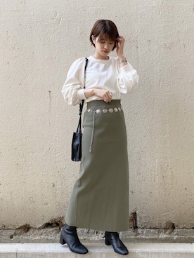 「抗菌」｜harukaさん（レディース・156cm）の秋コーディネート