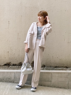 harukaさん（レディース・156cm）の春コーディネート